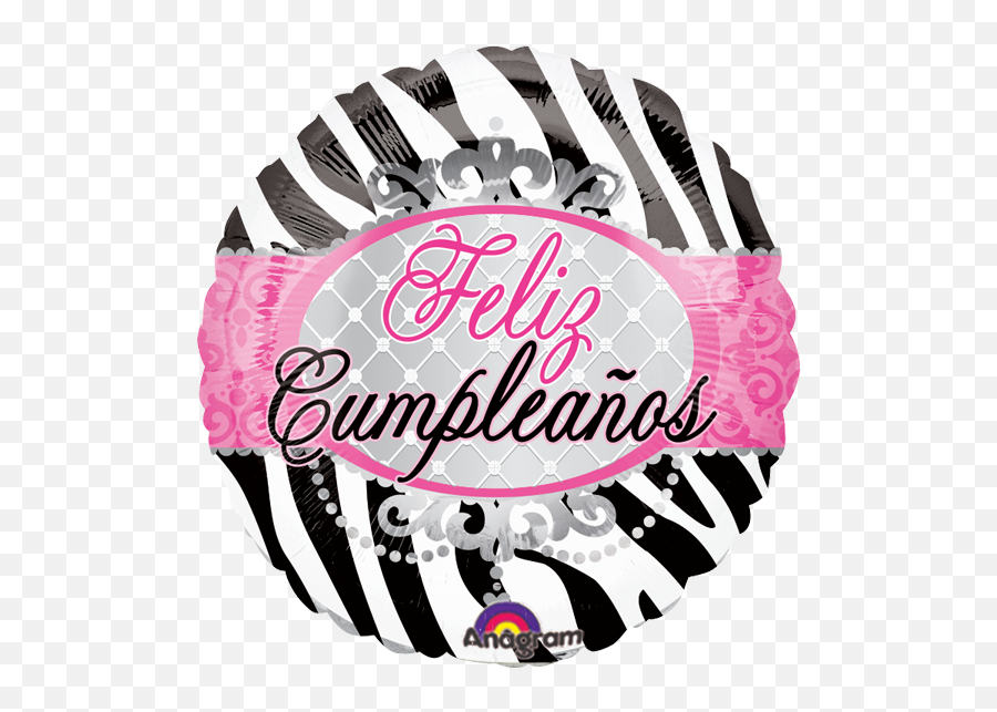 Globilandia - Catalogo De Globos Felicidades Feliz Cumpleaños Happy Day Zebra Emoji,Emojis De Felicidades