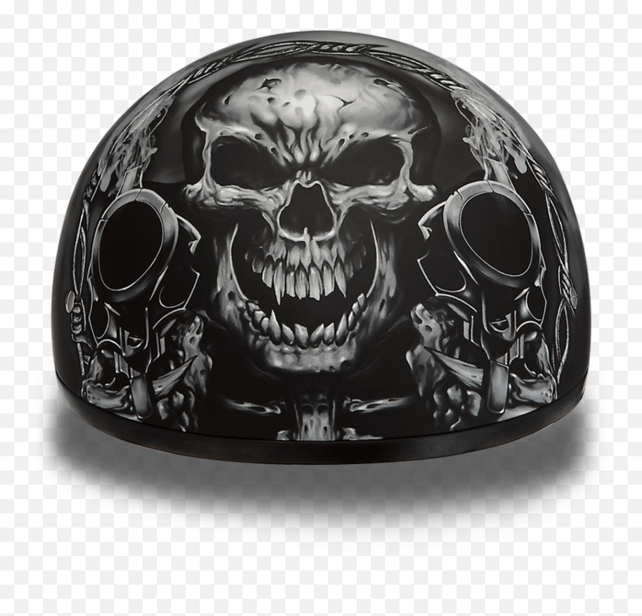 New Skull Motorcycle Helmets 2021 - Daytona Half Helmet Skull Emoji,Tskull Emoticon
