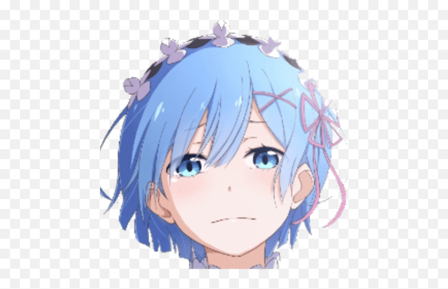 Remsad - Re Zero Rem Meme Emoji,Rem Re Zero Emoji