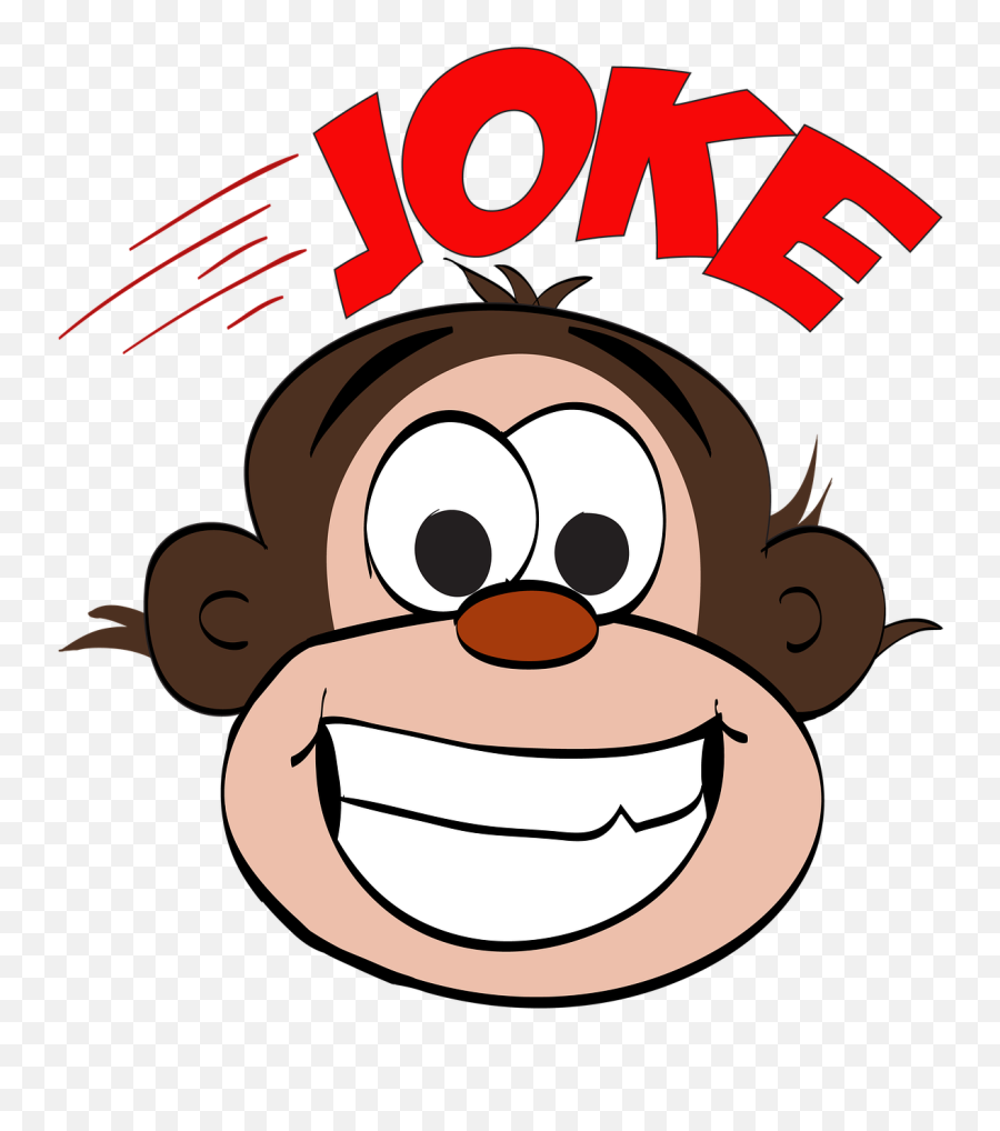 Joke Over Your Head Silly Monkey - Blague Passe Au Dessus De La Tête Emoji,Emoticon Groucho