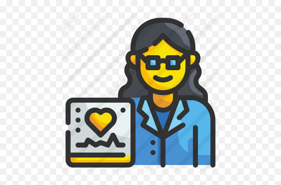 Cardiologist - Happy Emoji,Gynecologist Emoji