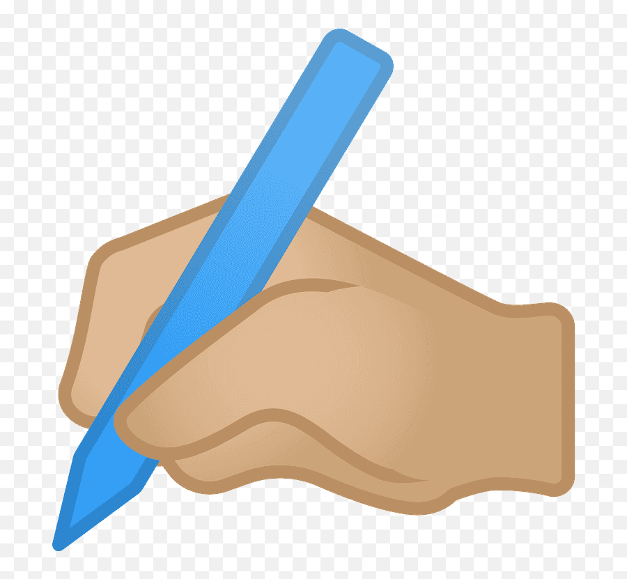 Writing Hand Emoji Clipart Free Download Transparent Png - Writing Book Emoji,How To Type Out Namaskar Hands Emoticon