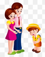 Children Clipart Png - Respect To Parents Clipart Emoji,Goodbyes Being Up Emotions From Childhood