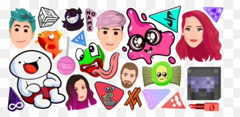 Youtubers Cursor Collection - Girly Emoji,Custom Emoticons Youtube Gaming
