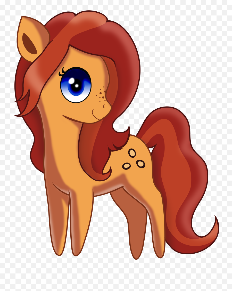 Trotcon Has Peanut Bucker - Animated Cute Horse Drawings Emoji,Animated Super Horse Emoticon
