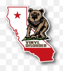 Cali Bear Vinyl Disorder Free Sticker 03 Emoji,Otter Emoji Iphone