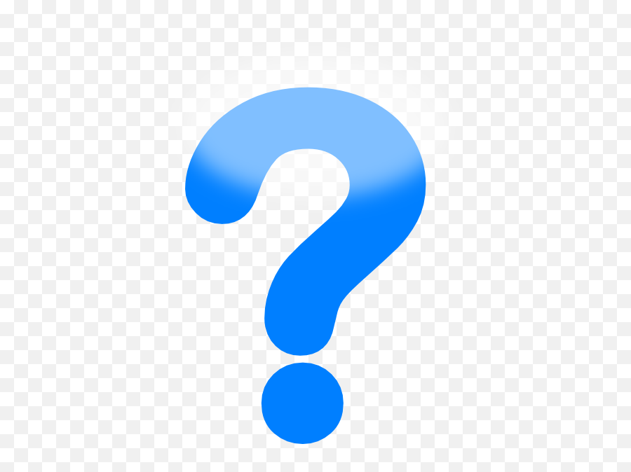 Microsoft Office Clipart Question Mark - Blue Question Mark Clipart Emoji,Monster Hunter Question Mark Emoji