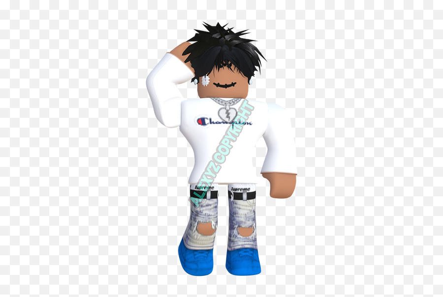 Profile - Roblox Avatar Roblox Boy Slender Emoji,Lifeguard Emoji - free  transparent emoji 