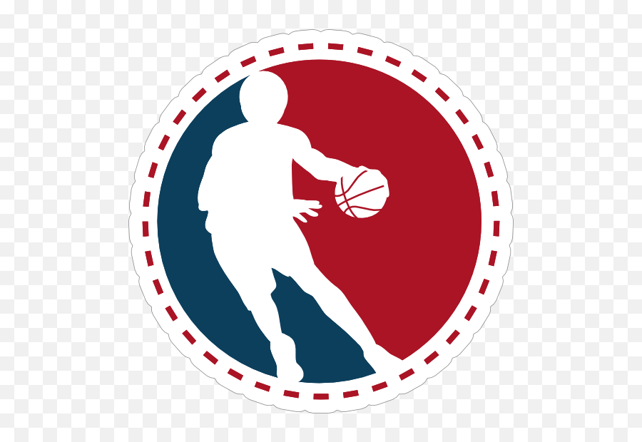 Red And Blue Basketball Sticker - Internet Safety Emoji,Basket Ball Emoji