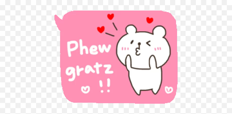 Telegram Sticker From Collection Bear With Handwriting Emoji,Cute Emoji Text Bear