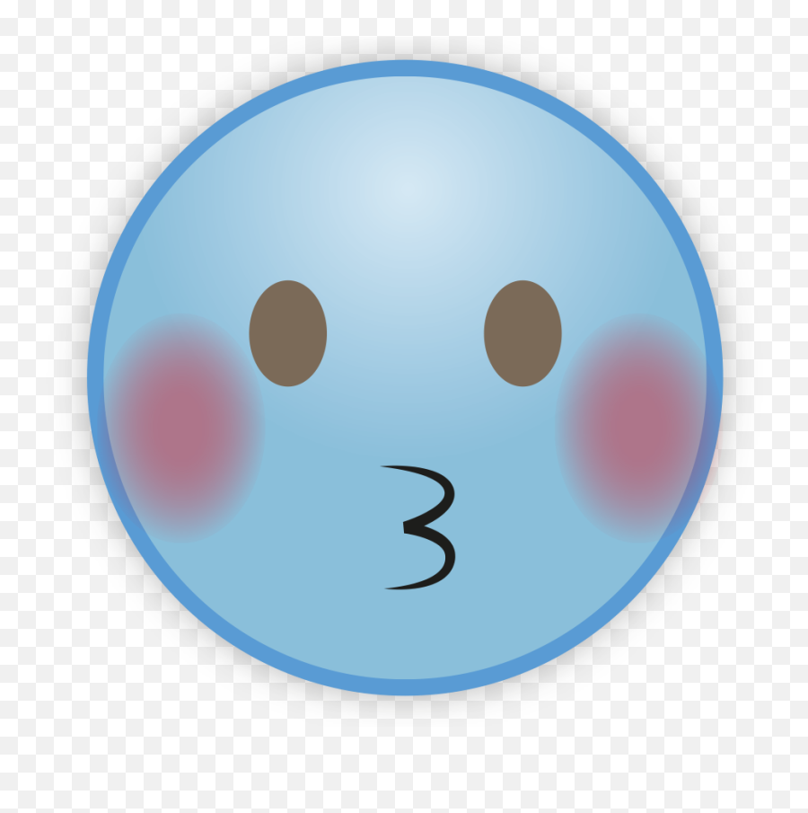 Sky Blue Emoji Png Free Download Png Mart,Download Emoji Png