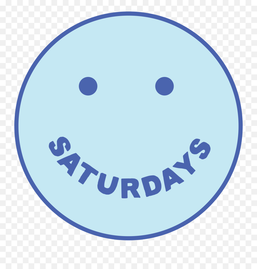 Saturday Smiley Sticker U2014 Nicole Goldfarb Emoji,Flood Emoji