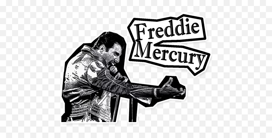 Freddie Mercury Samolepky Pro Telegram - Freddie Mercury Emoji,Freddie Mercury Emoji
