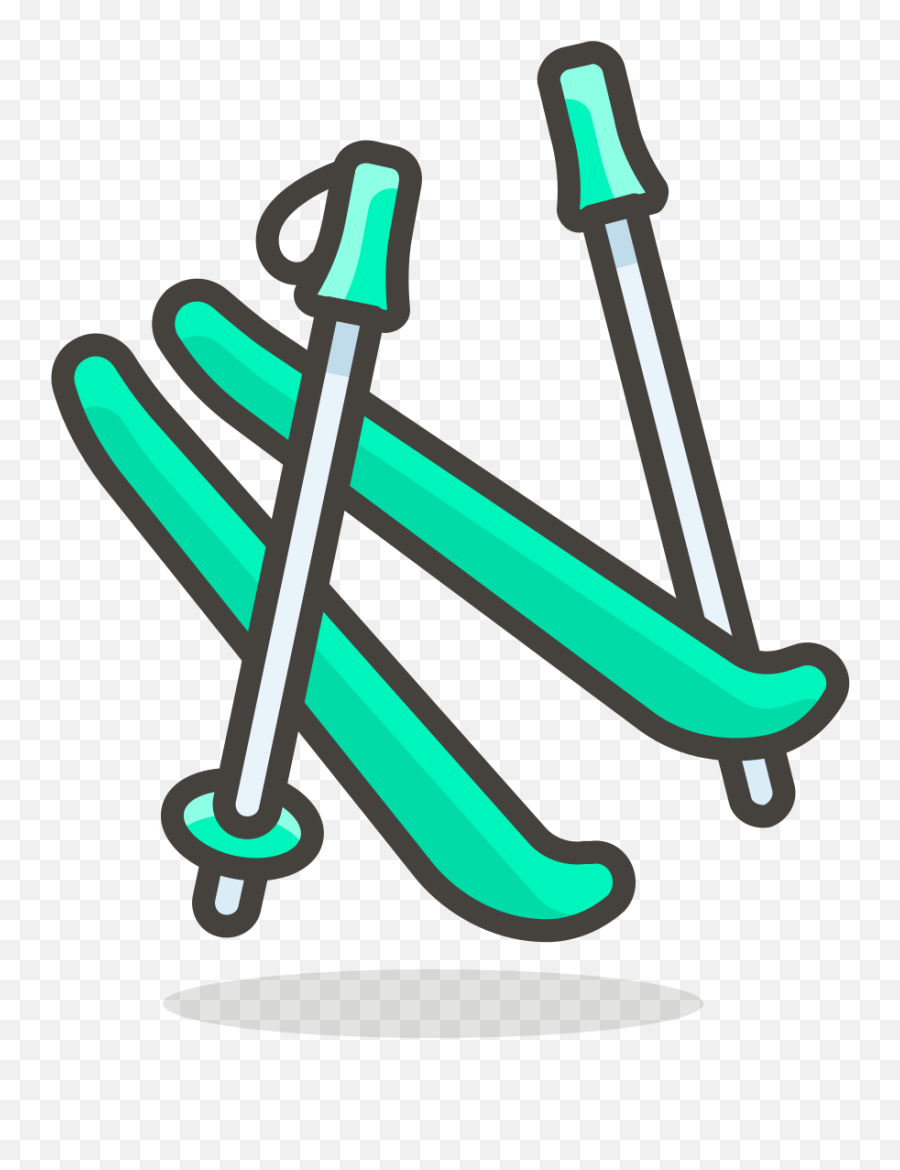 Skis Free Icon Of 780 Free Vector Emoji - Skis Icon,Skier Emoji