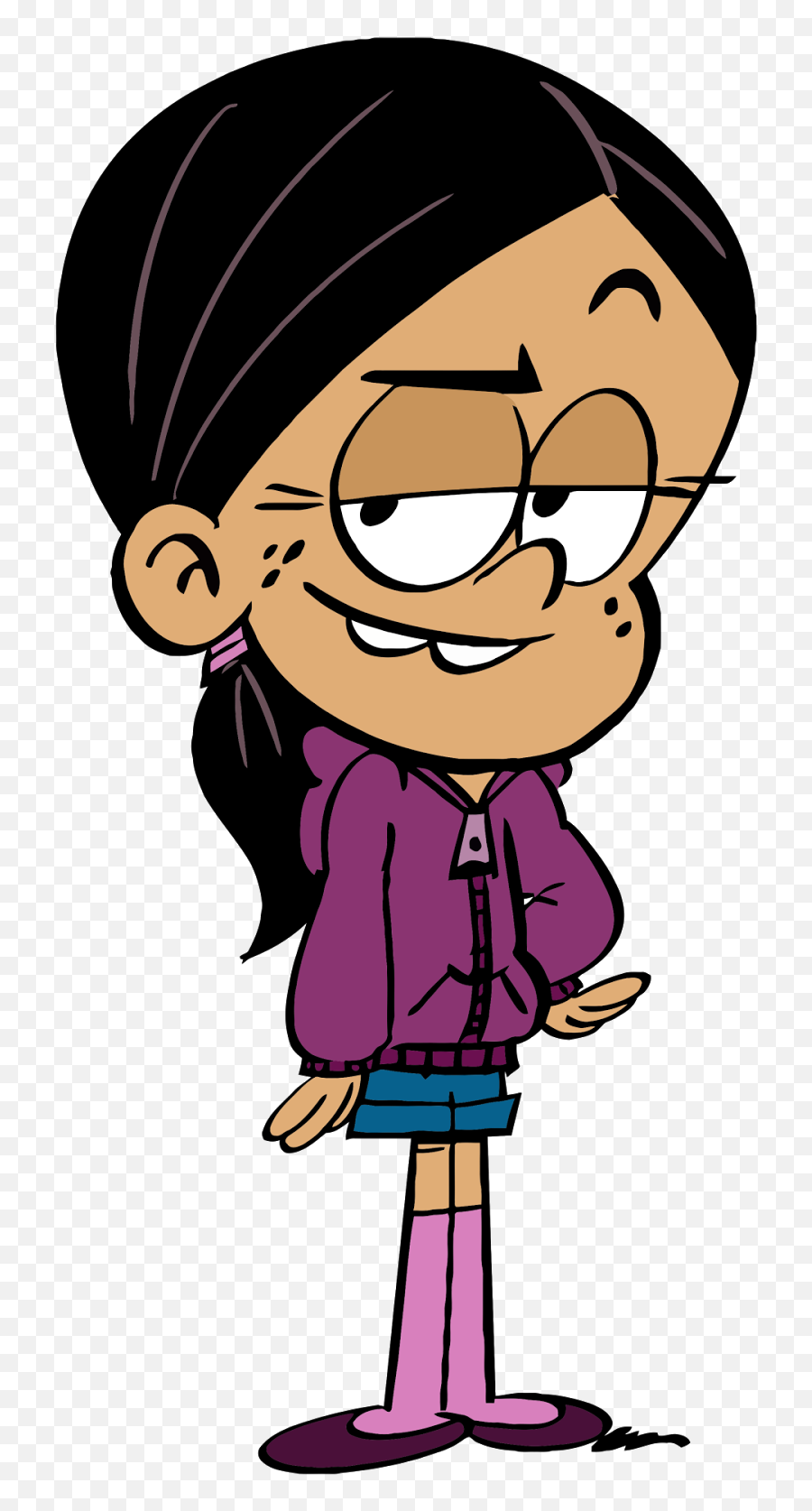 Atomic Puppet - Loud House Ronnie Anne Emoji,Bigli Migli Emoticons