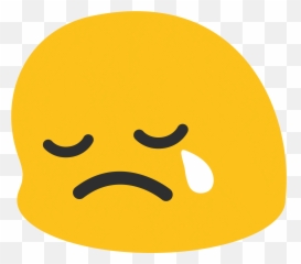 Emoticon Very Sad Transparent Png - Stickpng Emoji Sad Png,Shrug Emoji