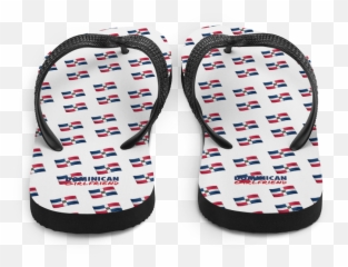 Dominicana Flag Flip - Open Toe Emoji,Flip.flop Emoji