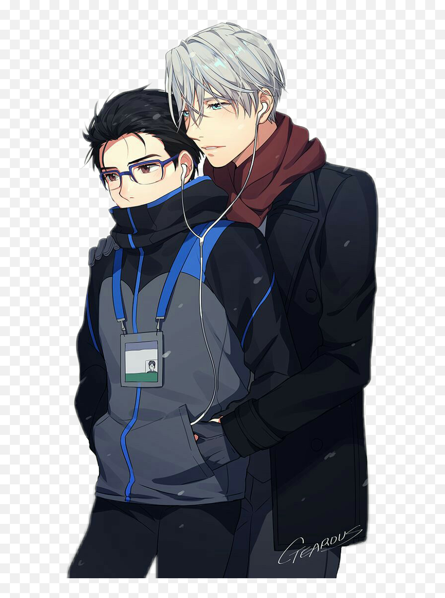 Yurionice Yuri Victor Victuri Yuri - Yuri On Ice Yuri Y Victor Png Emoji,Yuri On Ice Emoji