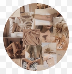 Brown And White Aesthetic Emojis A White Heart Emoji Used - Aesthetic Brown Mood Board,Good Emoji Combinations For Instagram
