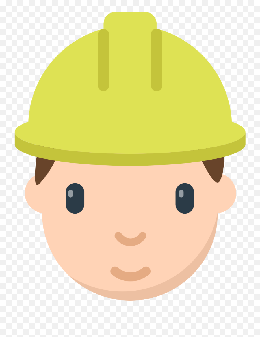 Construction Worker Emoji - Ingeniero Emoji,Emoji Builder