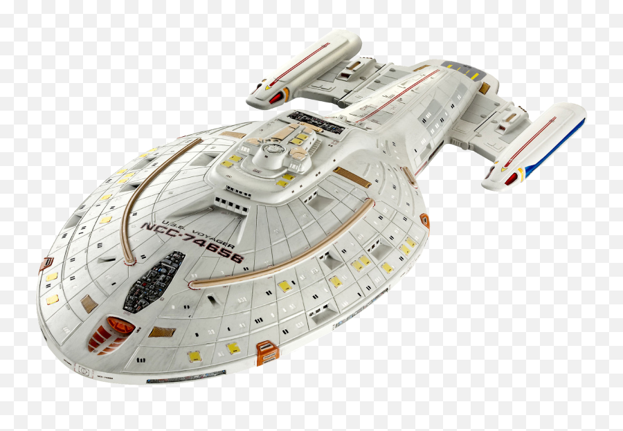 Spaceship Star Trek Model Isolated - Revell Star Trek Voyager Model Emoji,Star Trek Data Gets Emotions