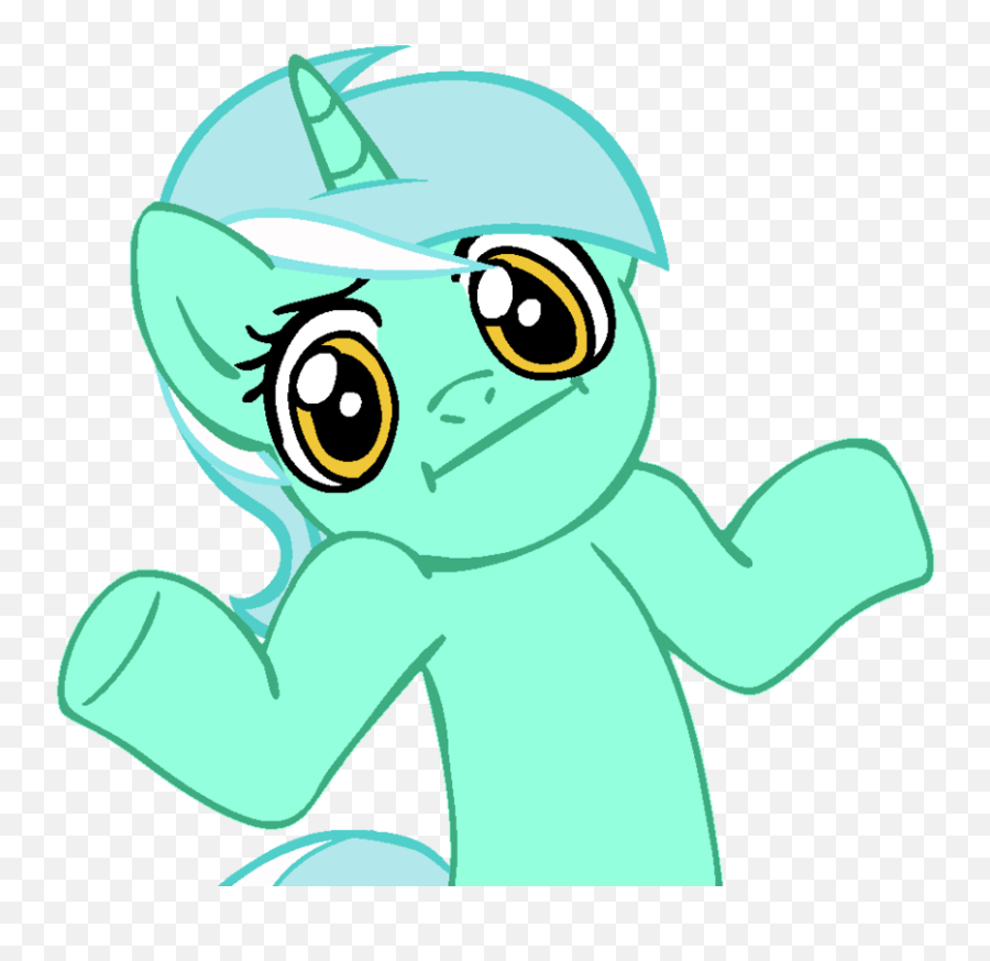 Anonymous In Equestria Thread 1124 - Mlp My Little Pony Shrug Pony Emoji,Imgur Post I Dont Actually Feel, I Just Mimic The Emotions Of Others