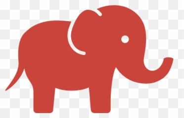 Red Elephant Graphic - Animal Figure Emoji,Elephant Emoji