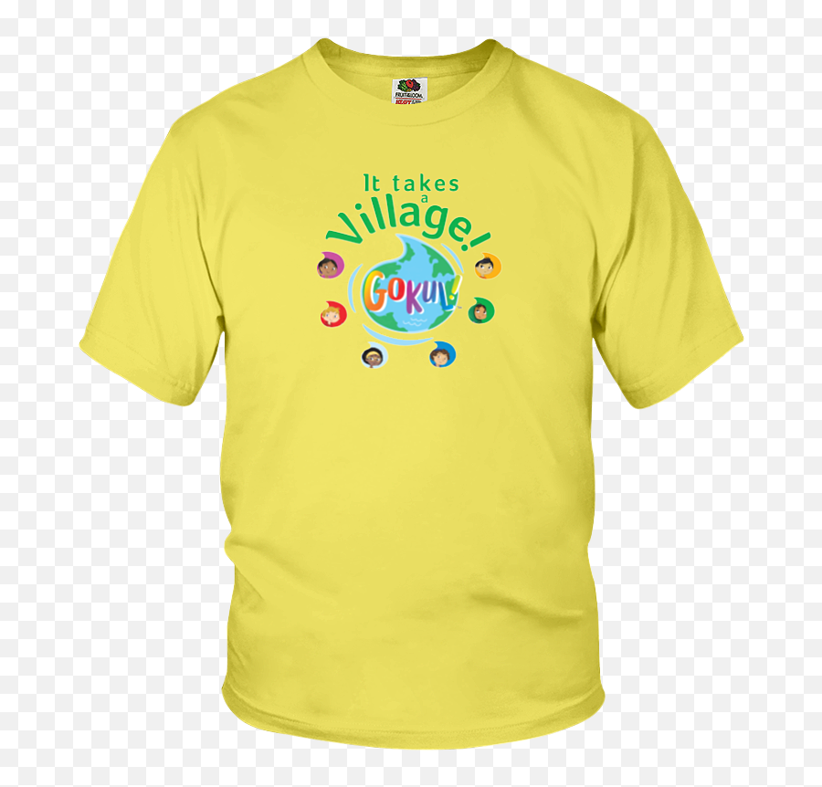 It Takes A Village Kids T - Shirt More Colors Available Homemade 100 Day School Shirt Ideas Emoji,Goku Text Emoticon