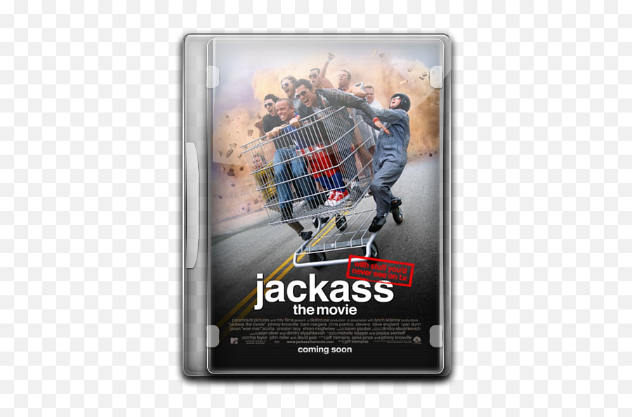 Jackass Movie Movies Free Icon Of - Jackass The Movie 2002 Poster Emoji,Jackass Emoticon For Facebook