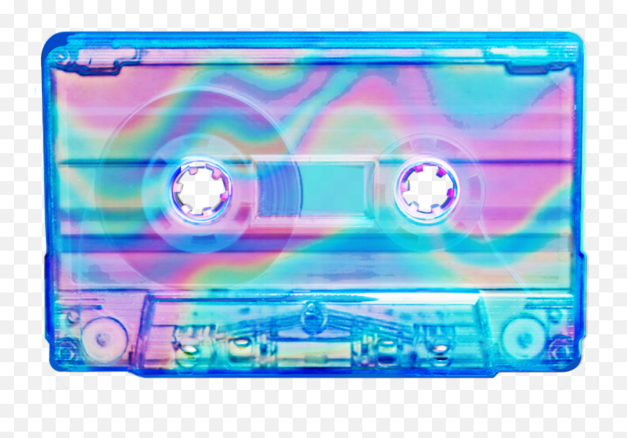 Png Holo Holographic Cassette Sticker - Aesthetic Cassette Tape Png Emoji,Cassette Tape Emoji