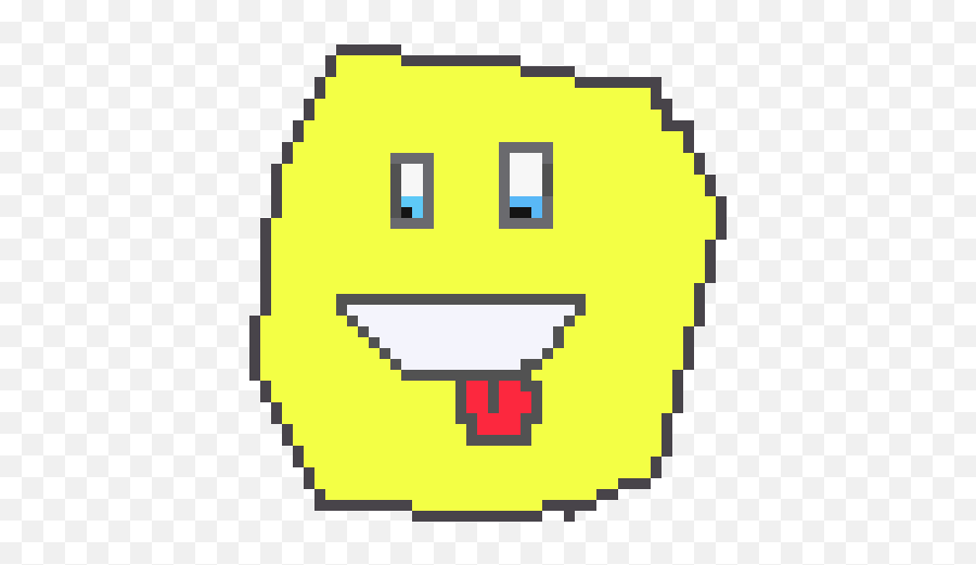 Pixel Art Gallery - Wide Grin Emoji,Emoticon Master Sword
