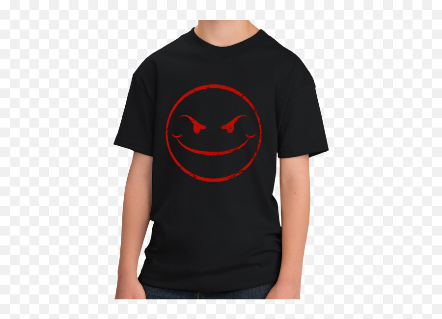 Evil Smiley Face T - Shirt U2013 Ann Arbor Tees Itachi T Shirt Naruto Emoji,Evil Emoticon > :)