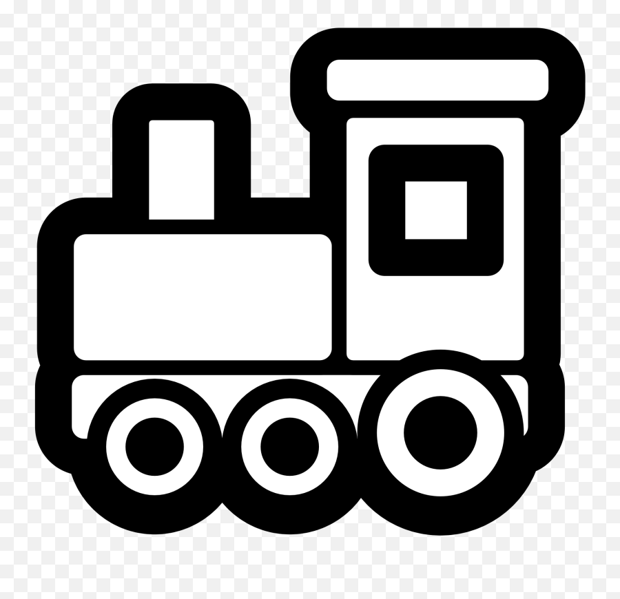 Pin - Train Clipart Black And White Emoji,Train Train Train Train Emoji