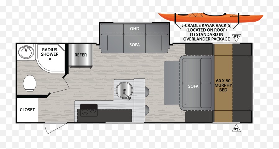 2021 Forest River No Boundaries 196 Travel Trailer - Forest River No Boundaries Emoji,Emotion Bliss Kayak Shade