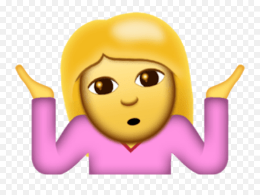 Achselzuckendes Emoji,Lolidk Emoticon