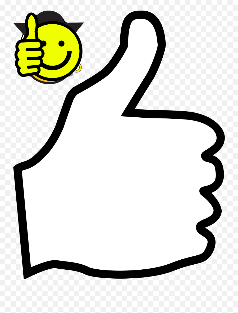 Download Free Thumbs Up Svg Gif - Thumbs Up Cartoon Outline Emoji,Thumbs Down Icon Emoji
