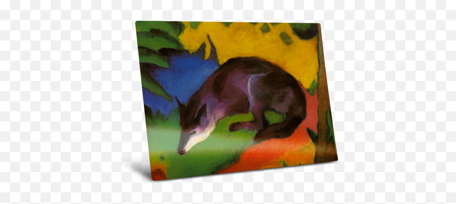 Art Metal Prints - Blue Fox Emoji,Red Fox Emotion