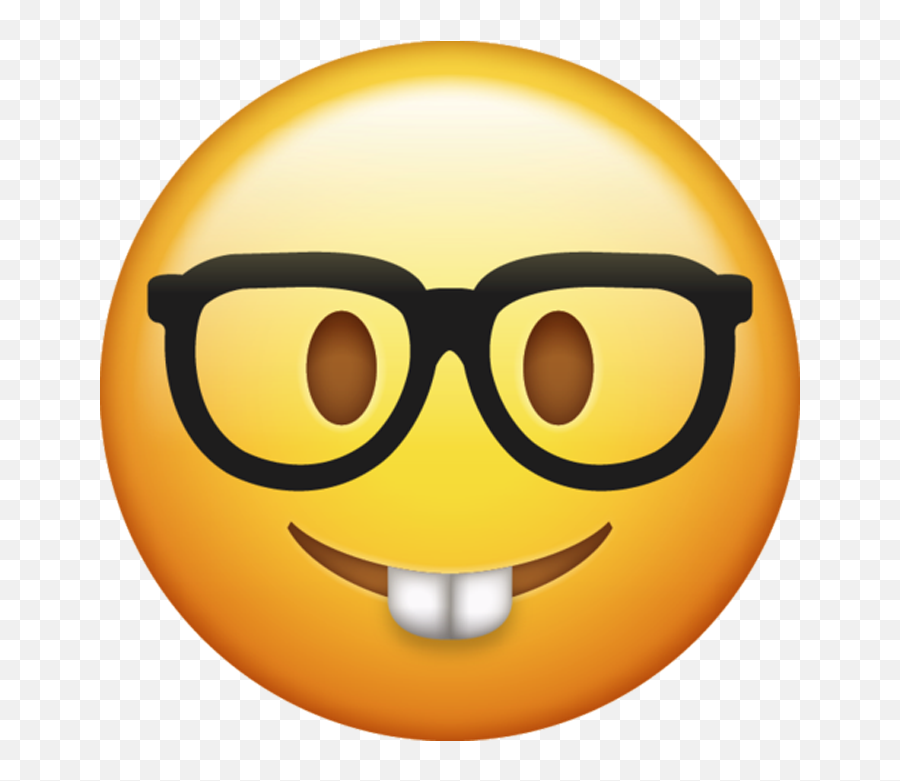 Download Nerd Emoji Icon - Transparent Background Nerd Emoji,Emoji Icons