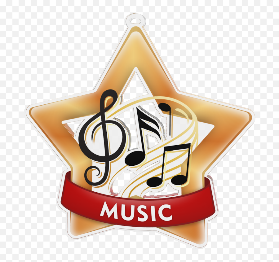 Music Mini Star Bronze Medal - Star Music Logo Hd Emoji,Bronze Star Emoji