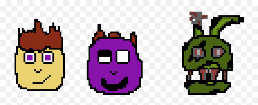 Pixel Art Gallery - Fictional Character Emoji,Purple Guy Emoticon