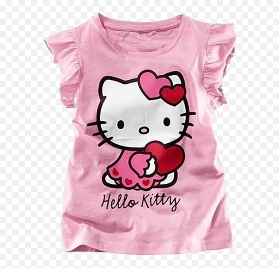 Hello Kitty Short Sleeve T - Hello Kitty Red Bow Emoji,Emoji Sweaters For Girls