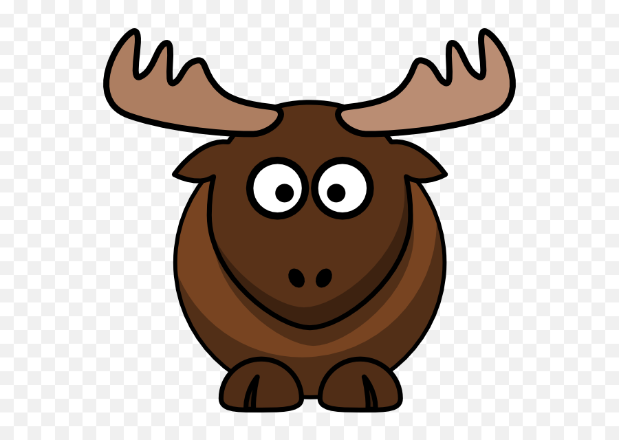 Moose Free To Use Clip Art - Cartoon Elk Clipart Emoji,Moose Emoji