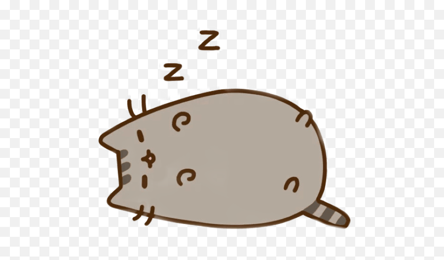Sleep Pusheen Cat Grey Sticker Sticker By Amélie - Cute Cat Drawing Pusheen Emoji,Cat And Zzz Emoji