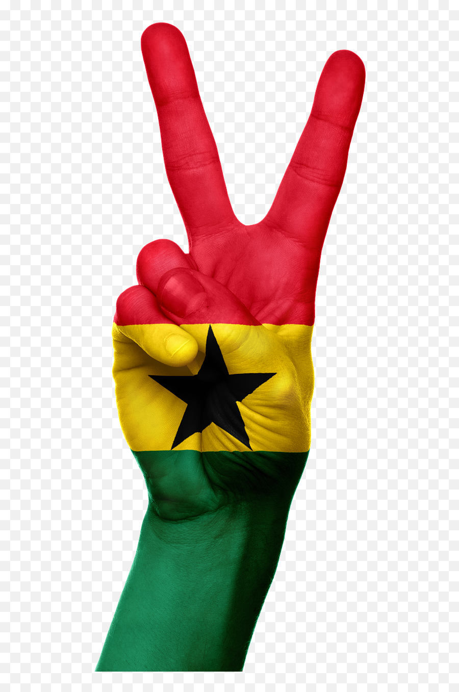 Ghanahandflagcountryghanaian - Free Image From Needpixcom Transparent Ghana Flag Emoji,British Commonwealth Emojis