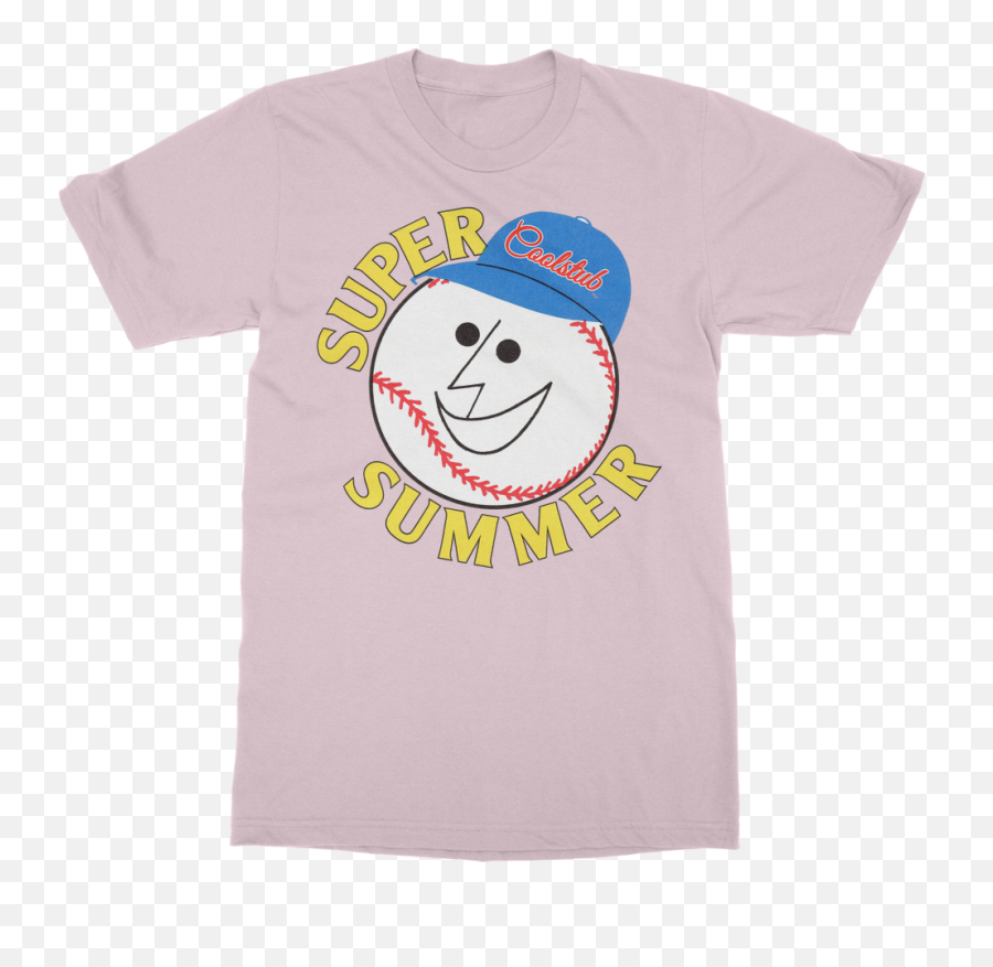 Coolstub 1977 Super Summer Retro Baseball Classic Adult T - Japanese Peach Drink T Shirt Emoji,Baseball Smiley Emoticons