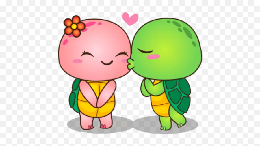 Ragde Tortuga Verde Comida Amor Sticker By Phiily Matta - Pura The Turtle In Love Emoji,Amor Dibujo Emoji