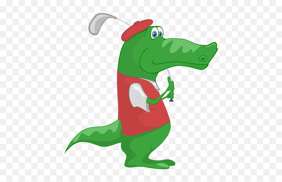 Crocodile Playing Golf Play Golf Golf Basics Golf Tips Emoji,Alligator And Man Emoji