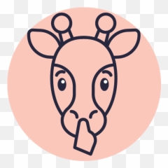 Giraffe Emoji Outline Icons Png 23,Circle Outline For Emojis