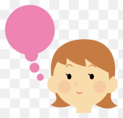Woman With Thought Bubble Clipart Free Download - Illustration Emoji,Thinking Bubble Emoji
