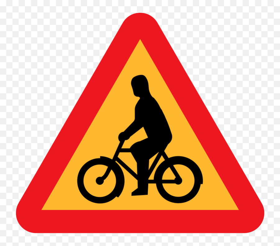 Free Clipart Bicycles Roadsign Ryanlerch Emoji,Bike Rider Emoji